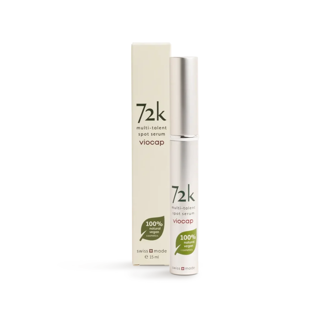 72k multi talent spot serum front product packaging