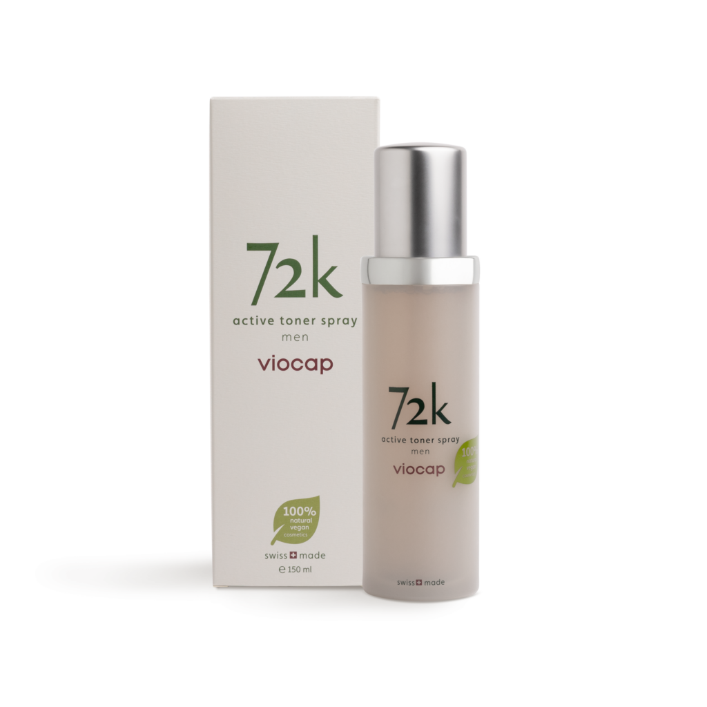 72k active toner spray men front product packaging