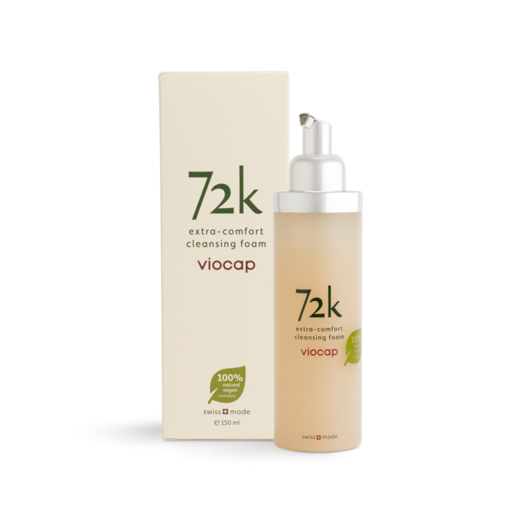 72k extra comfort cleansing foam front product packaging