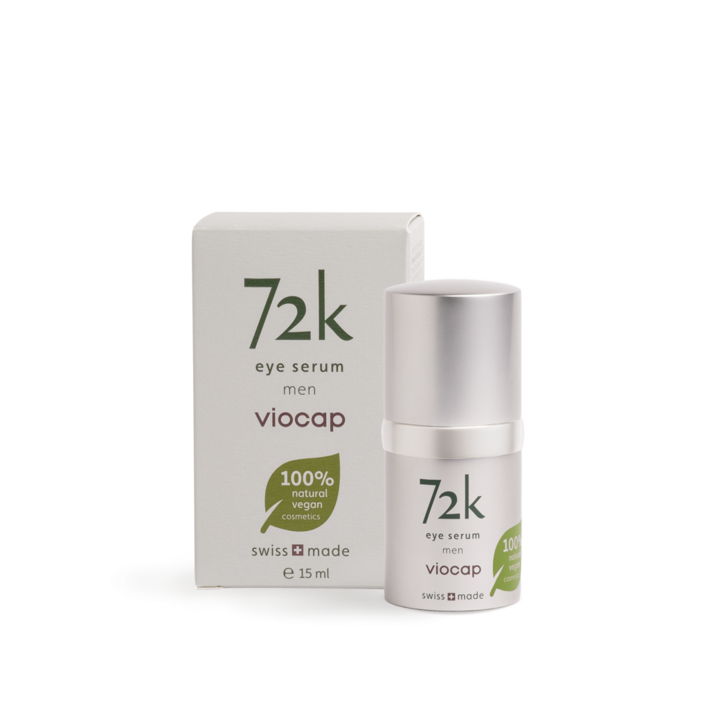 72k eye serum men front product packaging