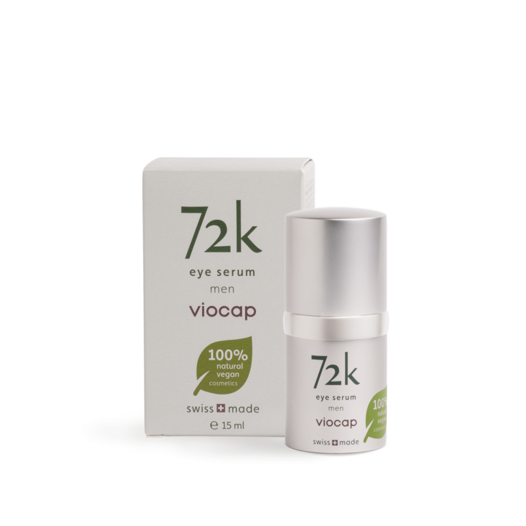 72k eye serum men front product packaging