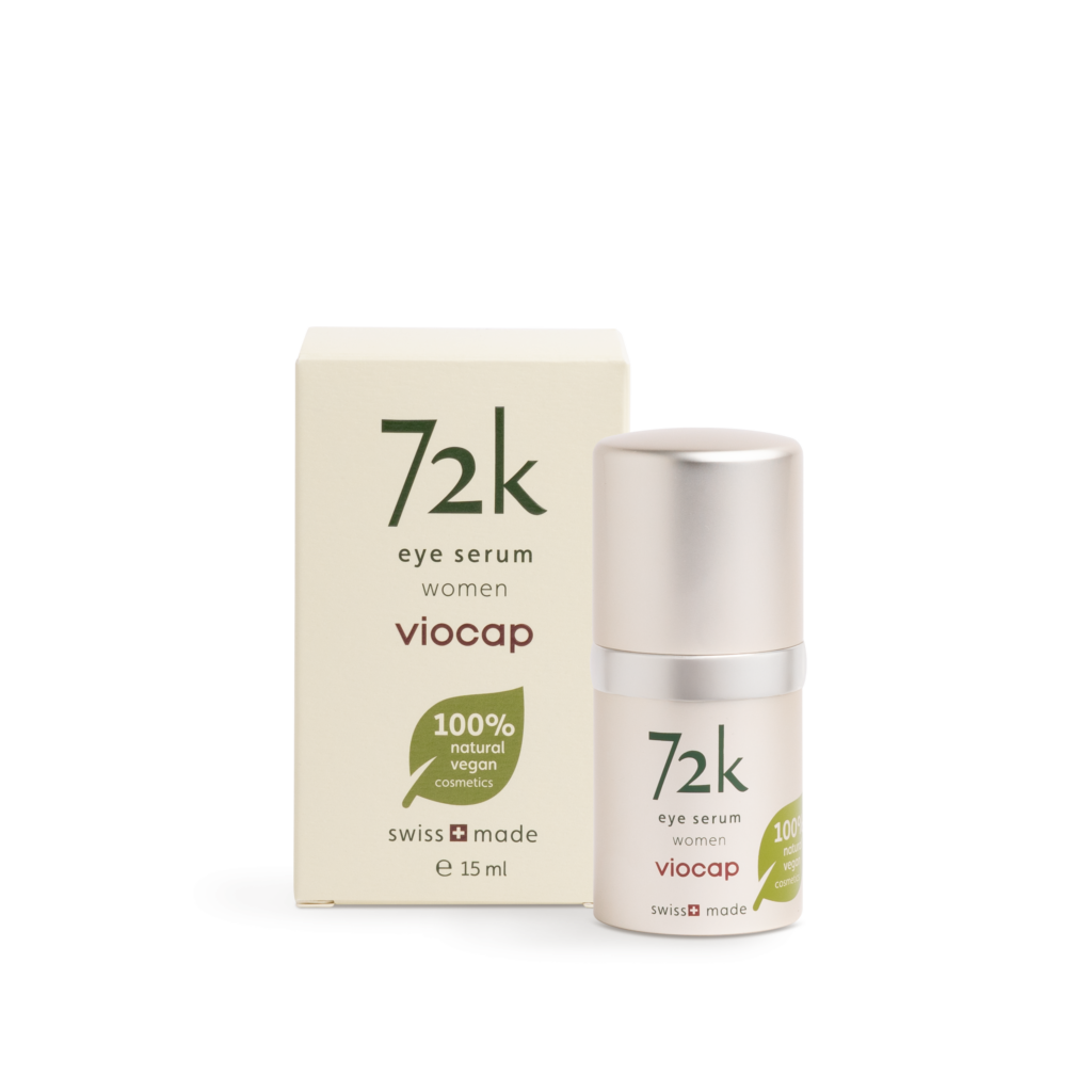 72k eye serum woman front product packaging