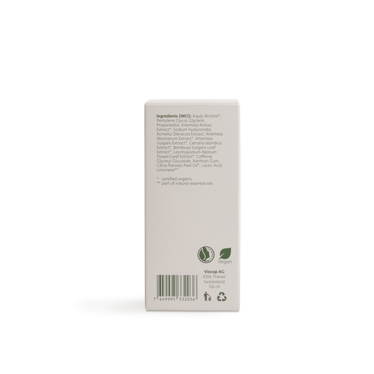 72k face serum men back packaging