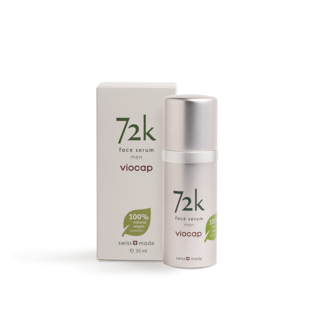72k face serum men front product packaging