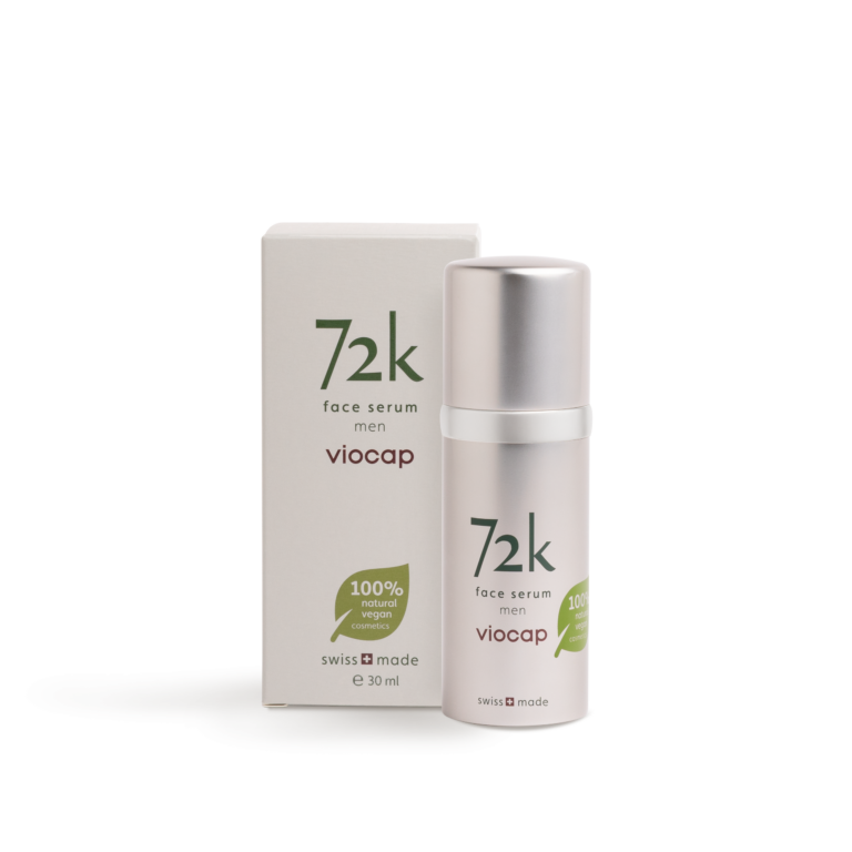 72k face serum men front product packaging