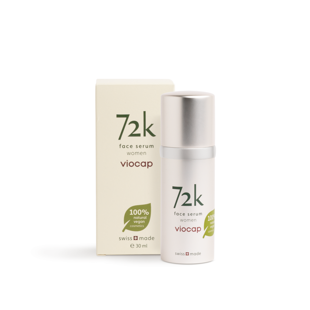 72k face serum women front product packaging