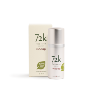 72k face serum women front product packaging