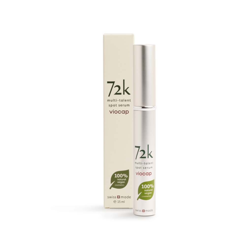72k multi talent spot serum front product packaging