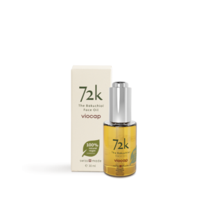 72k the bakuchiol face oil front product packaging