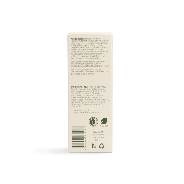72k the enzym peeling back packaging