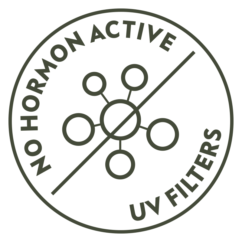 no hormone active uv filters picto